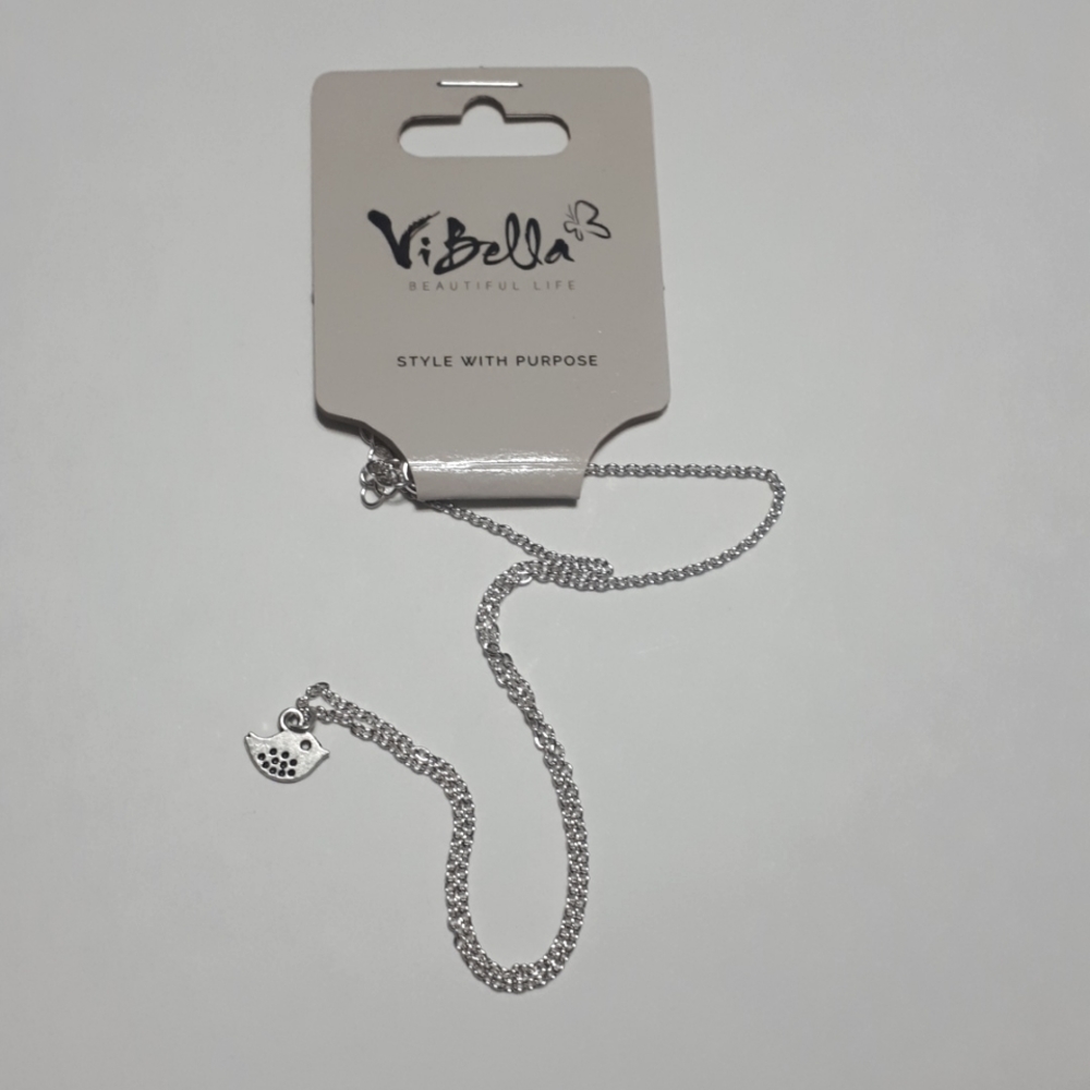BNIB Vibella bird necklace